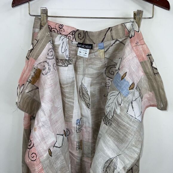 My Michelle‎ Vintage 80s wrap Skirt - Picture 4 of 9